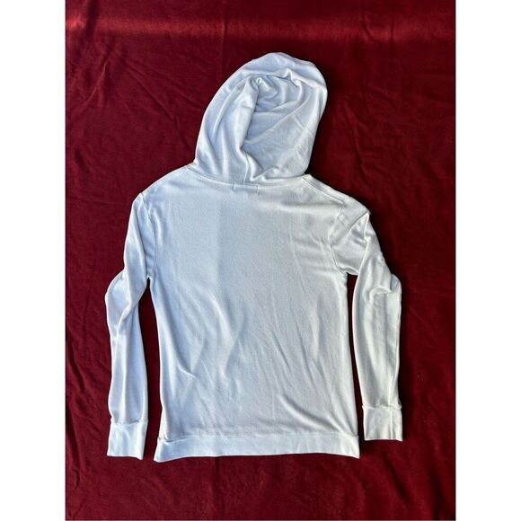 Wildfox Womens White Midnight Snacking Expert Long Sleeve Pullover Hoodie Medium - Picture 6 of 6